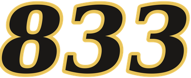833 logo